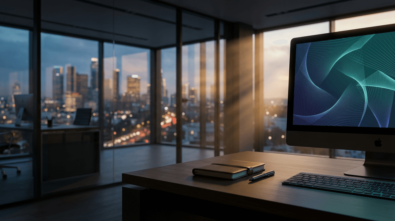 Business owner reviewing dashboard analytics showing increased call capture and appointment bookings