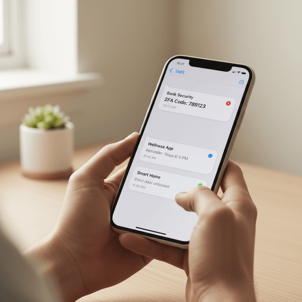 Smart SMS and email sequences on mobile device